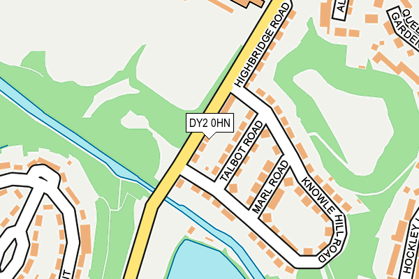 DY2 0HN map - OS OpenMap – Local (Ordnance Survey)