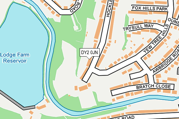 DY2 0JN map - OS OpenMap – Local (Ordnance Survey)