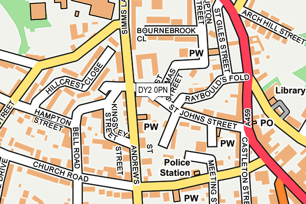 DY2 0PN map - OS OpenMap – Local (Ordnance Survey)