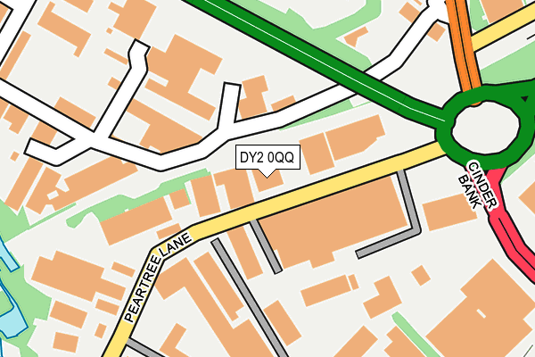 DY2 0QQ map - OS OpenMap – Local (Ordnance Survey)