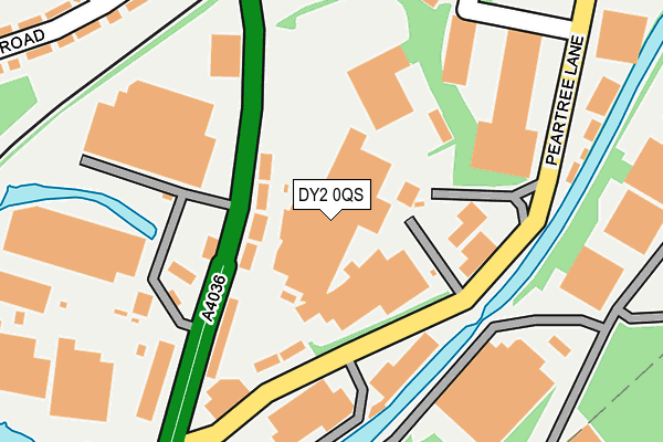 DY2 0QS map - OS OpenMap – Local (Ordnance Survey)
