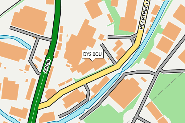 DY2 0QU map - OS OpenMap – Local (Ordnance Survey)