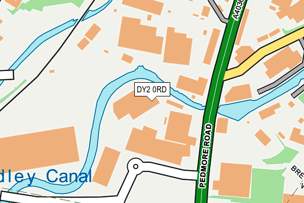 DY2 0RD map - OS OpenMap – Local (Ordnance Survey)