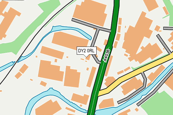 DY2 0RL map - OS OpenMap – Local (Ordnance Survey)