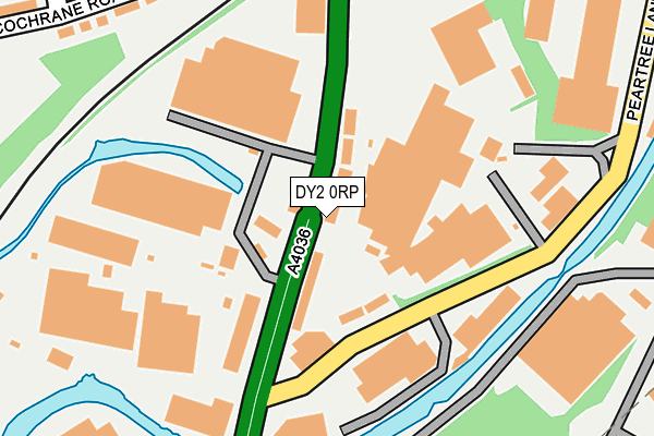 DY2 0RP map - OS OpenMap – Local (Ordnance Survey)