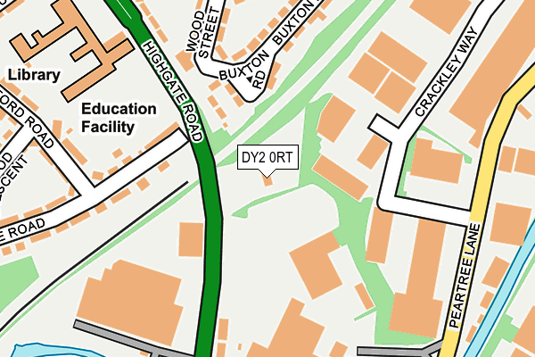 DY2 0RT map - OS OpenMap – Local (Ordnance Survey)
