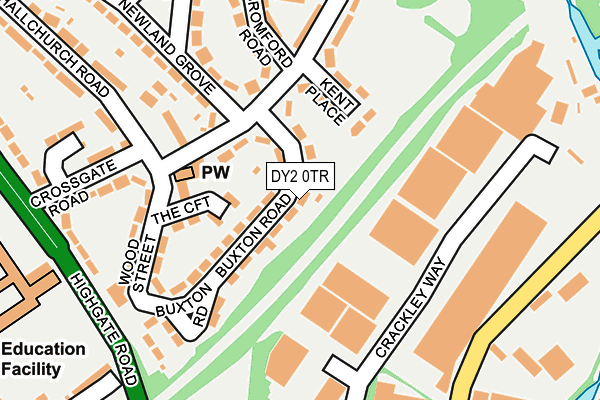 DY2 0TR map - OS OpenMap – Local (Ordnance Survey)
