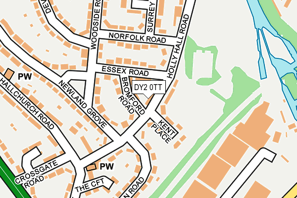 DY2 0TT map - OS OpenMap – Local (Ordnance Survey)