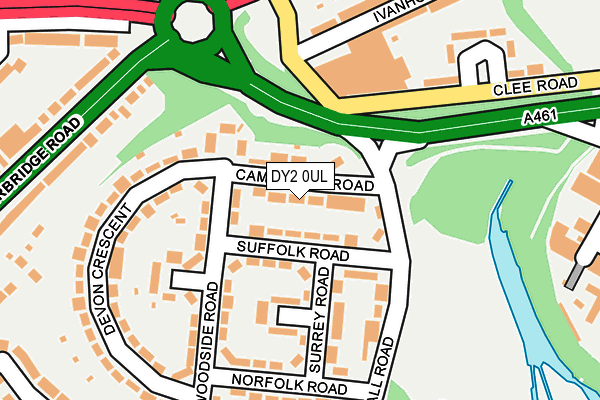 DY2 0UL map - OS OpenMap – Local (Ordnance Survey)