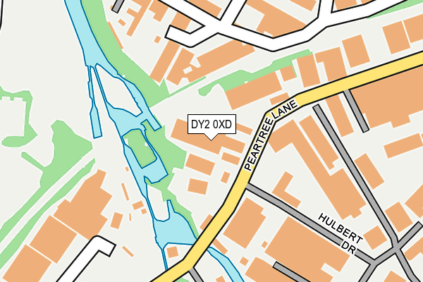DY2 0XD map - OS OpenMap – Local (Ordnance Survey)