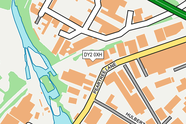 DY2 0XH map - OS OpenMap – Local (Ordnance Survey)