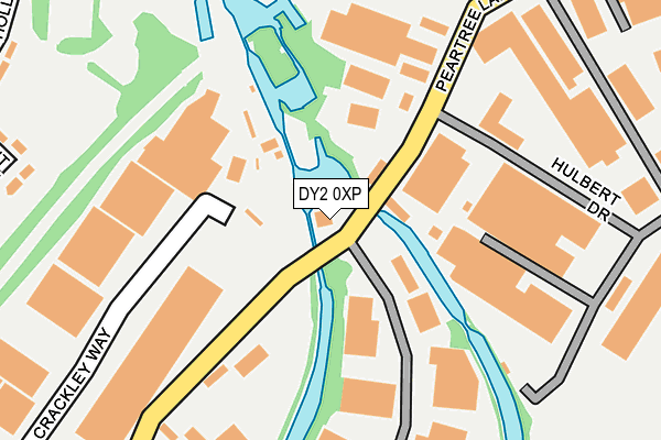 DY2 0XP map - OS OpenMap – Local (Ordnance Survey)