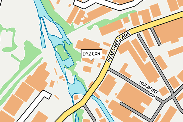 DY2 0XR map - OS OpenMap – Local (Ordnance Survey)