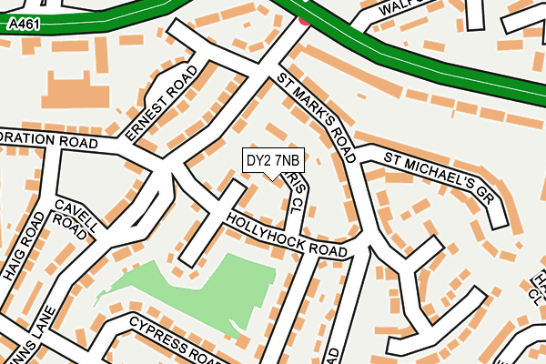 DY2 7NB map - OS OpenMap – Local (Ordnance Survey)