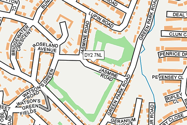 DY2 7NL map - OS OpenMap – Local (Ordnance Survey)