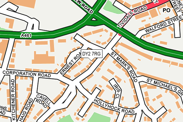 DY2 7RG map - OS OpenMap – Local (Ordnance Survey)