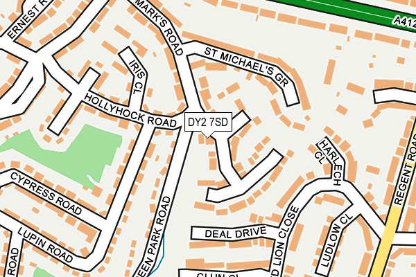 DY2 7SD map - OS OpenMap – Local (Ordnance Survey)