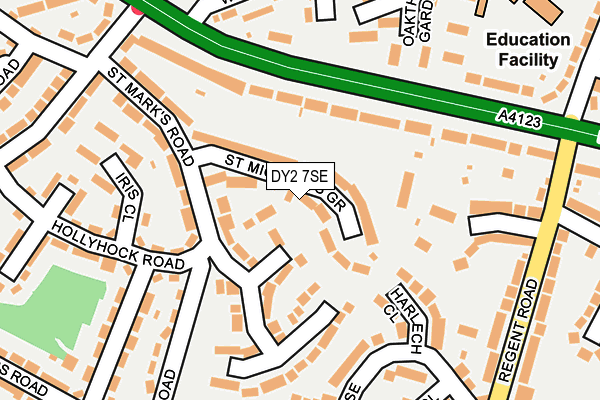 DY2 7SE map - OS OpenMap – Local (Ordnance Survey)