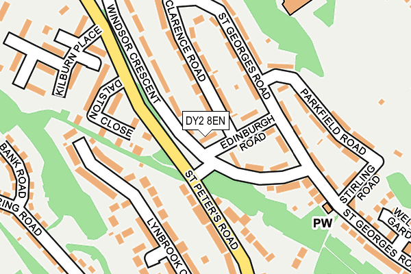 DY2 8EN map - OS OpenMap – Local (Ordnance Survey)