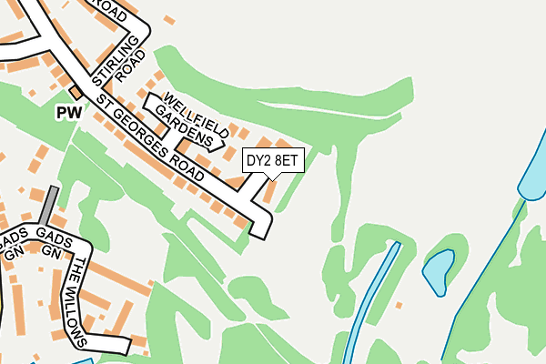 DY2 8ET map - OS OpenMap – Local (Ordnance Survey)