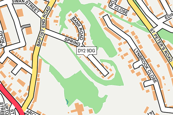 DY2 9DG map - OS OpenMap – Local (Ordnance Survey)