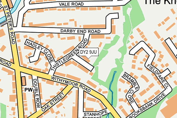 DY2 9JU map - OS OpenMap – Local (Ordnance Survey)