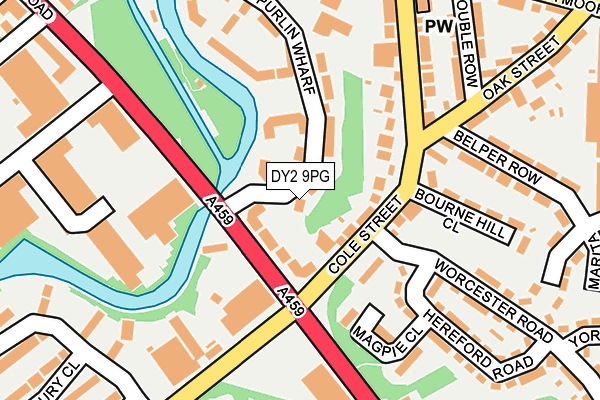DY2 9PG map - OS OpenMap – Local (Ordnance Survey)