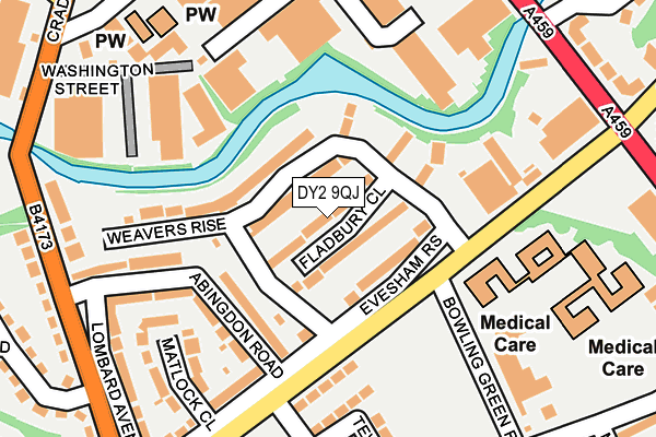DY2 9QJ map - OS OpenMap – Local (Ordnance Survey)