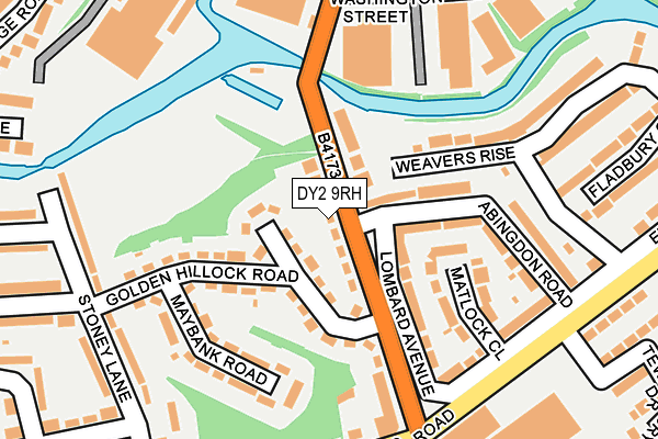 DY2 9RH map - OS OpenMap – Local (Ordnance Survey)