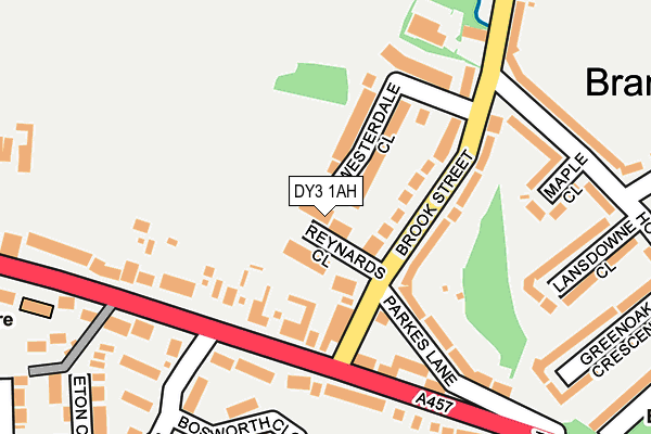 DY3 1AH map - OS OpenMap – Local (Ordnance Survey)