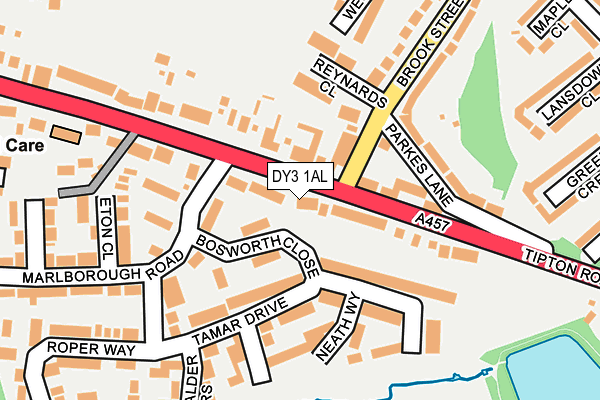 DY3 1AL map - OS OpenMap – Local (Ordnance Survey)