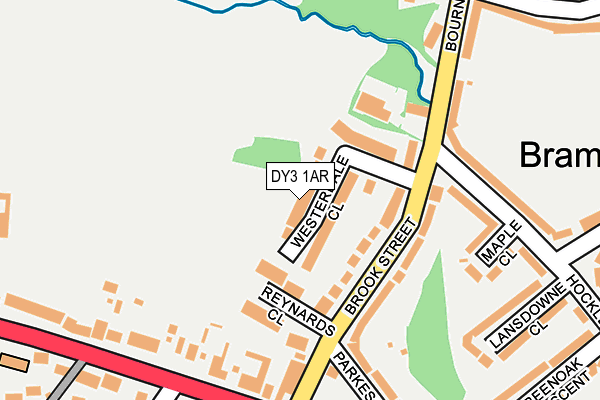 DY3 1AR map - OS OpenMap – Local (Ordnance Survey)