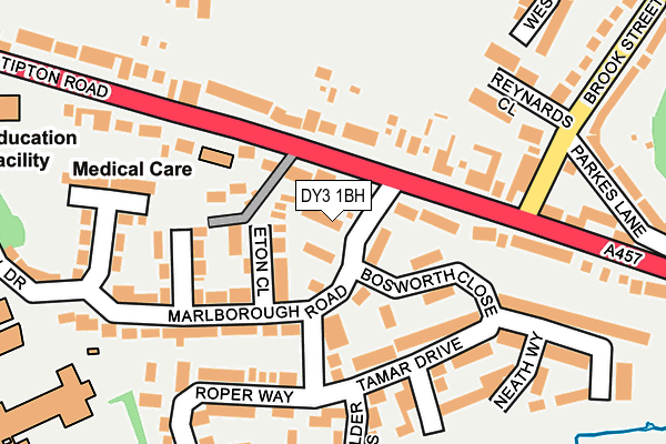 DY3 1BH map - OS OpenMap – Local (Ordnance Survey)