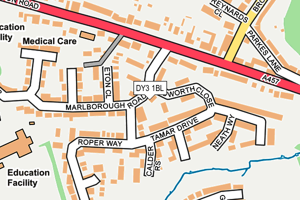 DY3 1BL map - OS OpenMap – Local (Ordnance Survey)