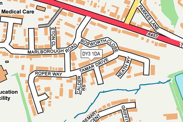 DY3 1DA map - OS OpenMap – Local (Ordnance Survey)