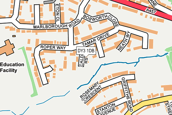 DY3 1DB map - OS OpenMap – Local (Ordnance Survey)