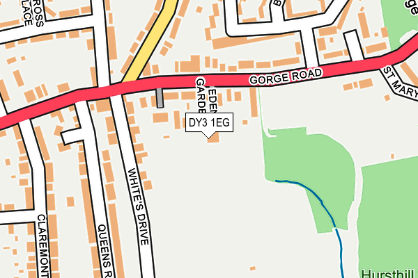 DY3 1EG map - OS OpenMap – Local (Ordnance Survey)