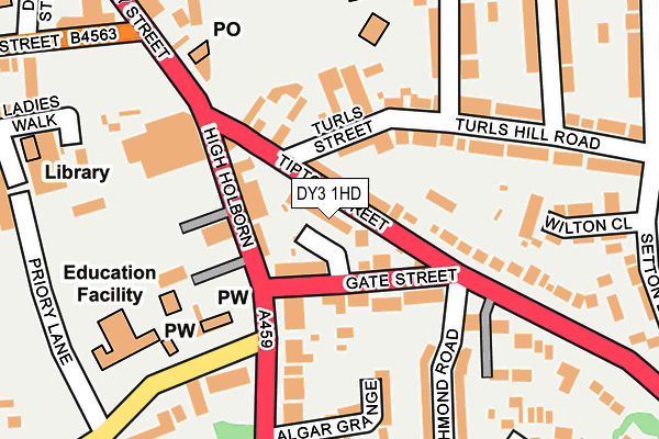 DY3 1HD map - OS OpenMap – Local (Ordnance Survey)