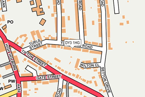 DY3 1HG map - OS OpenMap – Local (Ordnance Survey)