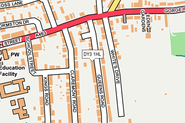 DY3 1HL map - OS OpenMap – Local (Ordnance Survey)