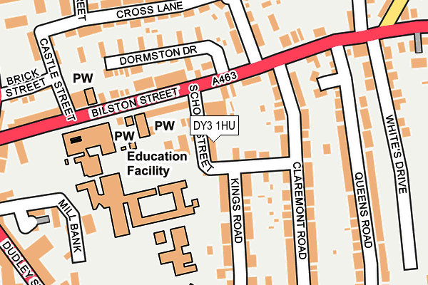 DY3 1HU map - OS OpenMap – Local (Ordnance Survey)