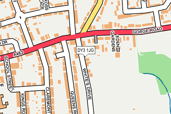 DY3 1JG map - OS OpenMap – Local (Ordnance Survey)