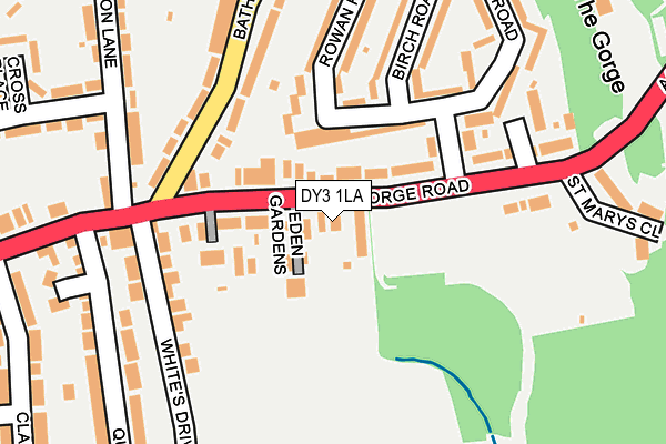 DY3 1LA map - OS OpenMap – Local (Ordnance Survey)