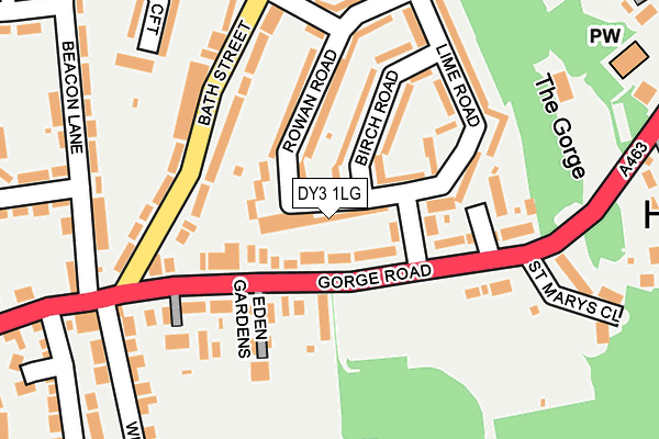 DY3 1LG map - OS OpenMap – Local (Ordnance Survey)