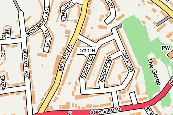 DY3 1LH map - OS OpenMap – Local (Ordnance Survey)