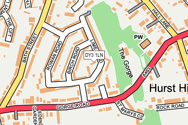 Map of LIME HOUSING MANAGEMENT LTD at local scale