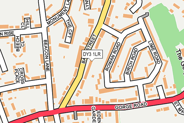 DY3 1LR map - OS OpenMap – Local (Ordnance Survey)