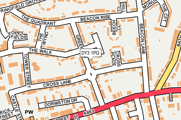 DY3 1PQ map - OS OpenMap – Local (Ordnance Survey)