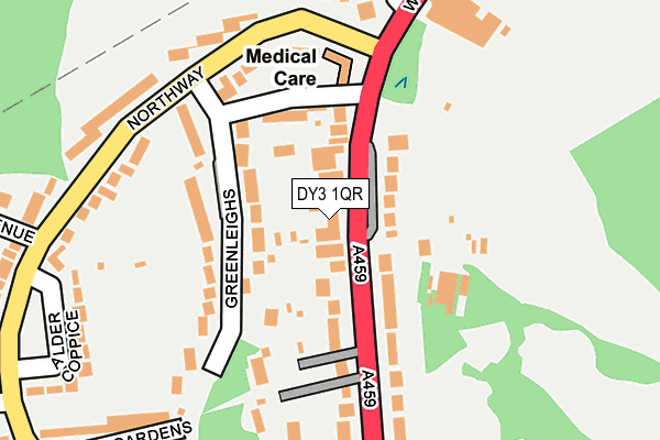 DY3 1QR map - OS OpenMap – Local (Ordnance Survey)