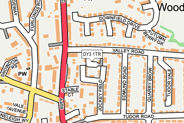 DY3 1TR map - OS OpenMap – Local (Ordnance Survey)